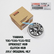 100% ORIGINAL HLY Clutch Hub Sprocket Hub Yamaha Y80 Y100 Y110 SS2 RXZ Y125Z ORI HUB SPOKET