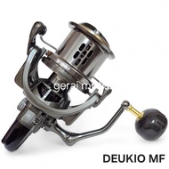 DEUKIO MF long cast surf casting spinning fishing reel (screw in handle)(carbon knob)