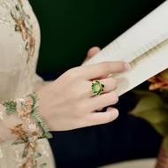 Xanh Lam s925 Vòng Cổ Hoa Sen Bạc Mặt Dây Chuyền Nữ Trang Sức Phong Cách Dân Tộc Cổ Điển