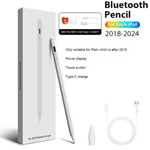 Optical pen-style touch pen suitable for Apple stylus. iPad A16, 2025 Pro 13-inch, 12.9-inch, 11-inc