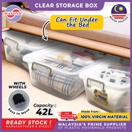 MAXONIC 32/42L UNDERBED STORAGE BOX | HOME ORGANISER BOX | KOTAK SIMPANAN PLASTIK BAWAH KATIL | MULT