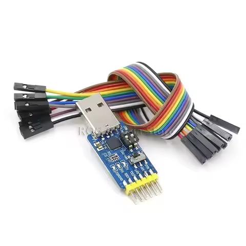 NEW USB CP2102 to TTL RS232 USB TTL to RS485 Mutual Convert 6 in 1 Convert Module Good