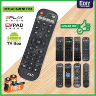 【FREE BATTERY AAA X2 】Remote Control For EVPAD EPLAY Pro 2S 2T 3Plus Pro+ 2S+ 3 3S 3MAX TV X88 H40 H50