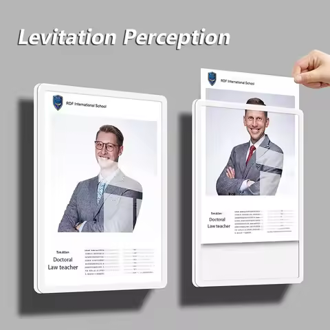 A3/A4/A5 Display Board Acrylic Billboard Company Hanging Wall Suspension Poster Frame Wall Double-la