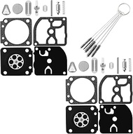 2pc Carburetor Diaphragm Gasket Rebuild Repair Kit for BR106 BT106 FS106 FS108 FS120 FS200 FS250 FS3