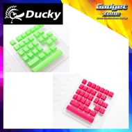 Ducky Rubber Keycaps (31pcs) - Red / Green
