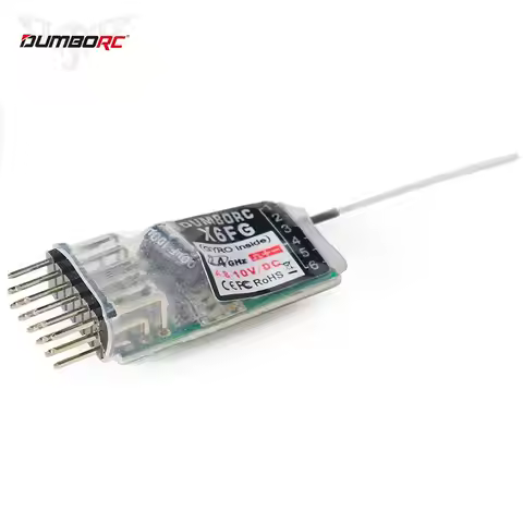 RC Car Receiver DUMBORC X6FG 2.4G 6CH Radio Control System Receiver for Domborc RC X4 X5 X6 Transmit