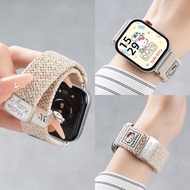 สายนาฬิกาสปอร์ตแบบทอสำหรับ Huawei Fit3 Fit4 Smartwatch สายรัดข้อมือแบบทอสำหรับผู้ชายและผู้หญิง สายรั