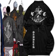 Halfzip Sabbath Crew WindBreaker Manhwa Outfit