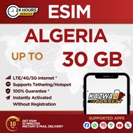 eSIM Algeria 3/5/10/20 GB Data | 15/30 Days | eSIM Roaming | eSIM Travel