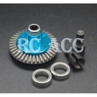 02024 Metal Front Diff Gear Set For HSP 1:10 94123 RC Car Upgrade Parts