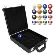 Jacksking Billiard Pool Balls Carrying Travel Case Snooker Billiard Balls Storage Box Pool Carrying