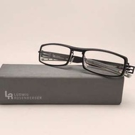 📢 薄鋼工藝 📢[檸檬眼鏡] LR LR006 01 BLACK德國製 薄鋼 鏡腳無螺絲 頂級時尚 平民價格👍🏻
