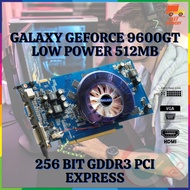 GALAXY GEFORCE 9600GT LOW POWER 512MB/256-BIT GDDR3 PCI EXPRESS X16