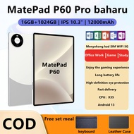 Galaxy Tab New P60 Pro 16GB+1TB Smart  Android Tablet Mugla Supports SIM 5G WiFi student office soft