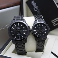 Jam Tangan Couple Alexandre Christie AC 1017 AC1017 Garansi Resmi 1 Tahun - Tali Kulit & Rantai