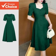 Lovito Women's Elegant Commuting, Casual Daily Dress for School, Holiday, Dating, Travel, Spring/Sum