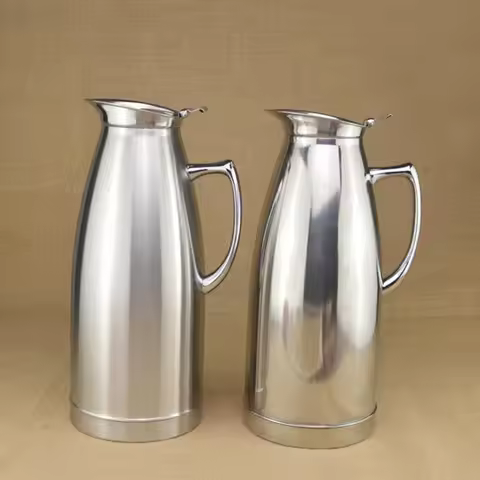2L High Quality Stainless Steel Double Wall Vacuum Flask Europe Style Belly Shape Vacuum Thermos Wat