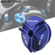 with logo MT-03 Motorcycle CNC Aluminum Oil Filler Cap Plug cover CAP For Yamaha MT03 MT 03 2015 201