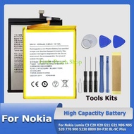 全新，全新， WT341 LPN387450 BP-5L BL-6X Battery For Nokia Lumia C3 C20 X20 G11 G21 N96 N95 520 770 900 52