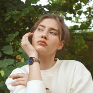 Volare Solar 34MM / 深藍復古金手錶