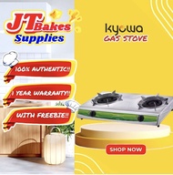 KYOWA Double Burner Gas Stove Kw-3558 with Freebie