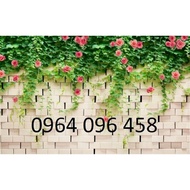 3d Climbing Rose Tiles - 3d Brick Painting With Wall Cladding - MNX43