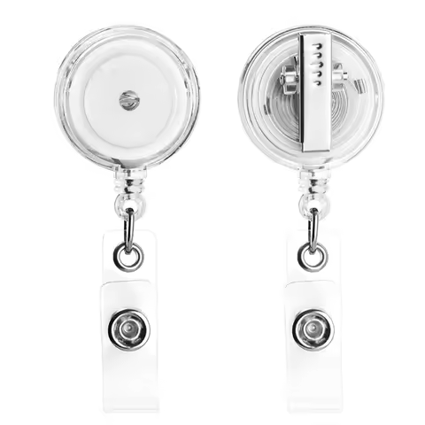 J1UL1N 25Pcs Retractable Badge Reels Badge Reel Clips Badge Holders With Swivel Alligator Clip Retra