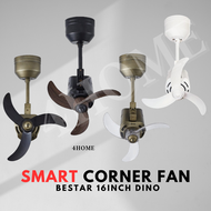 Bestar Smart Corner Fan Dino 16inch 16" Corner Ceiling Fan DC Motor Kitchen Dining Bedroom