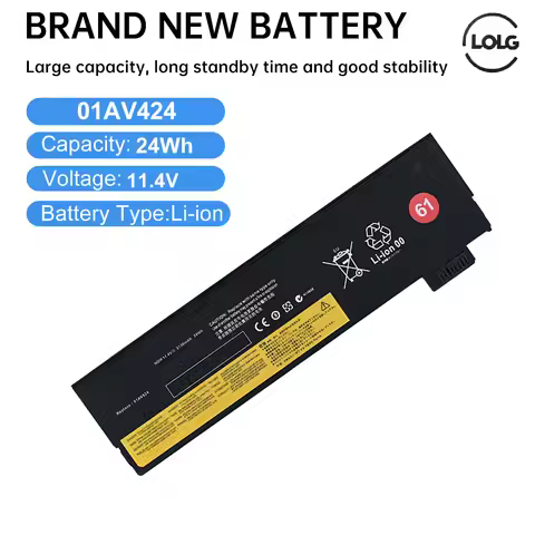 01AV424 72WH Laptop Battery for Lenovo ThinkPad T470 T480 T570 T580 P51S P52S 01AV423 01AV425 01AV42