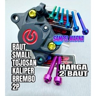 BREMBO 2P TITANIUM CALIPER BOLT VietnamOriginal Brembo ktc racepro Caliper Bolt