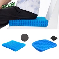 TAYLOR1 Gel Seat Cushion, Relief Tailbone Pressure Portable Honeycomb Gel Cushion, Sedentary Thick with Non-Slip Cover Foldable Chair Pad for Long Sitting Airplane Travel