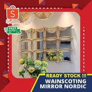 READY STOCK ‼️‼️  ✨✨ Wainscoting Mirror | Dining & Living Hall Mirror ✨✨   Cermin Deko, Makeup & Rua
