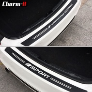 New 5D Carbon Fiber Car Rear Bumper Trunk Cover Trim Guard Plate Decal Sticker For bmw e39 e46 e90 f30 f10 f01 f20 X1 Z4