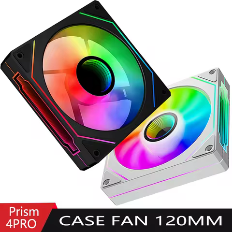 PRISM 4 PRO Computer Case Fan 120mm ARGB 4-Pin PWM Silent Cooling Fan 12V High Airflow 45.2CFM/600-1