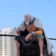 One Piece BT Sitting Posture Rayleigh Rayleigh Free Bonfire gk Figure Model Decoration Statue Gift