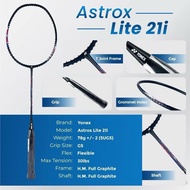 [Taoyuan]ORI YONEX ASTROX LITE 21i Raket ORIGINAL FREE STRING (MAX 30LBS) Raket Badminton 5U Raket B