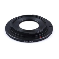 C Mount Movie Lens Adapter Ring For Canon EOS M M1 M2 M3 M5 M6 M10 M100 C-EOSM EF Fujian 35mm 50mm C