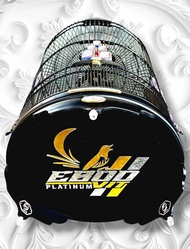 TERLARIS!! Sangkar Murai Ebod Jaya PVC Doff Akrilik Timbul No 2 Fullset Ebot Platinum Vit