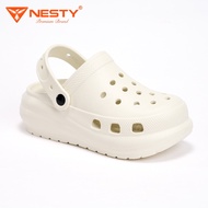 [NE54] [GIVE CHARM] NESTY Brand Solid Molded High Sole Sandals (KO3)