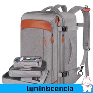 LUMINISCENCIA Travel Luggage Bagpack, Shoe Pouch Expandable Travel Backpack, Fashion  50L Large Wate