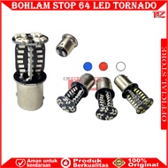 ORIGINAL TORNADO 64 LED STOP BULB | 64 LED TORNADO 1157 MOTORCYCLE BRAKE LIGHT MOTORCYCLE STOP BULB