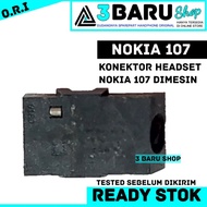 SOKET KONEKTOR HEADSET NOKIA 107 DIMESIN konektor henset Nokia onboard