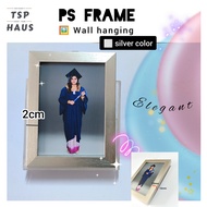 4R|5R|6R|8R|A4|10R|11R|12R|A3 Silver PS Photo Frame Wall hanging for weddingcertphotosgraduation Bin