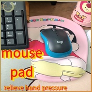 Mouse pad wrist guard crayon small new anime cartoon wrist guard pad butt boy and girl 3d chest silicone wrist rest soft pad