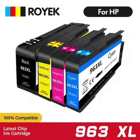 ROYEK For HP963 XL 963XL Compatible Ink Cartridge For HP OfficeJet Pro 9010 9012 9013 9014 9015 9016