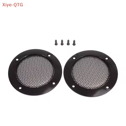 NEW 2 Pcs Round Audio Speakers Protective Cover 2 Inch Protective Mesh Net Grilles Speaker Circle Sp