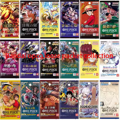 One Piece booster pack Cards BANDAI Japanese Anime Collection Card op16 op15 op11 op05 op03 2packs o
