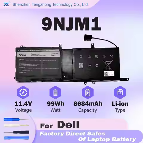9NJM1 Laptop Battery Replacement for Dell Alienware 15 R3 R4 17 R4 R5 Series