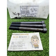 Steel Socket Head L Bolt 12.9 - M12X120 Black